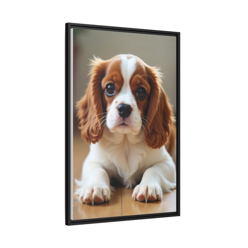 A beautifully detailed canvas print of a Cavalier King Charles Spaniel" - Image 35