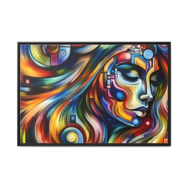 Abstract Woman Canvas Art - Elegant and Contemporary Wall Decor - Image 2