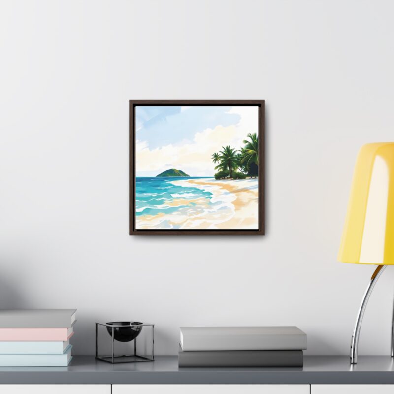 Canvas Wraps, Tropical Beach with Turquoise Waters - Image 16
