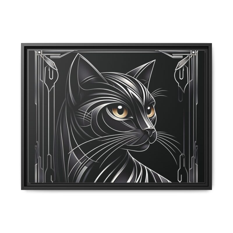 Glamorous Black Cat Art Deco Prints - Stylish and Dark Home Decor - Image 22