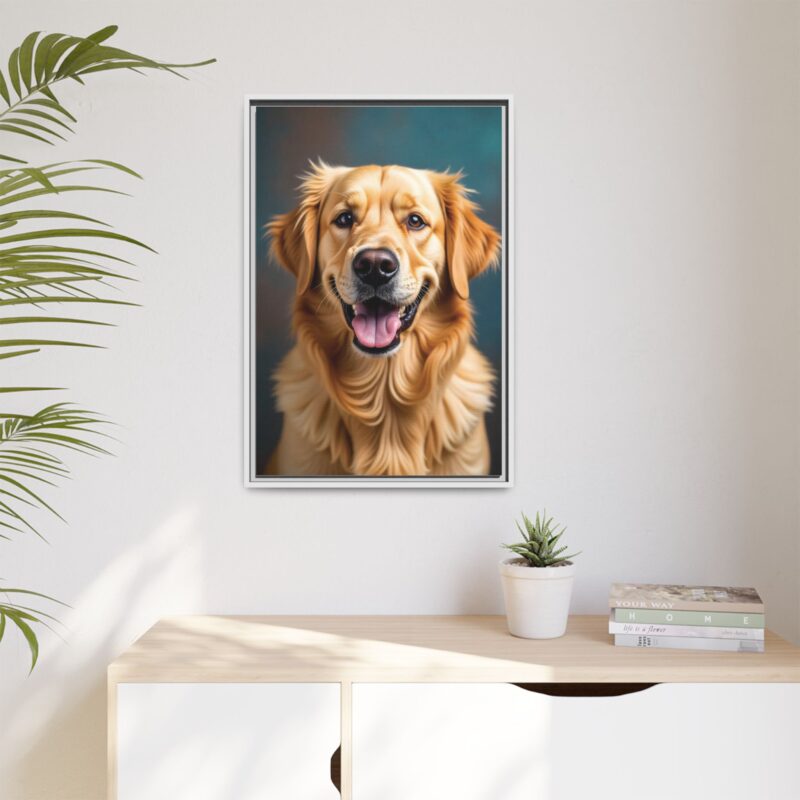 Wall Art - Golden Retriever Smile Matte Canvas - Image 85