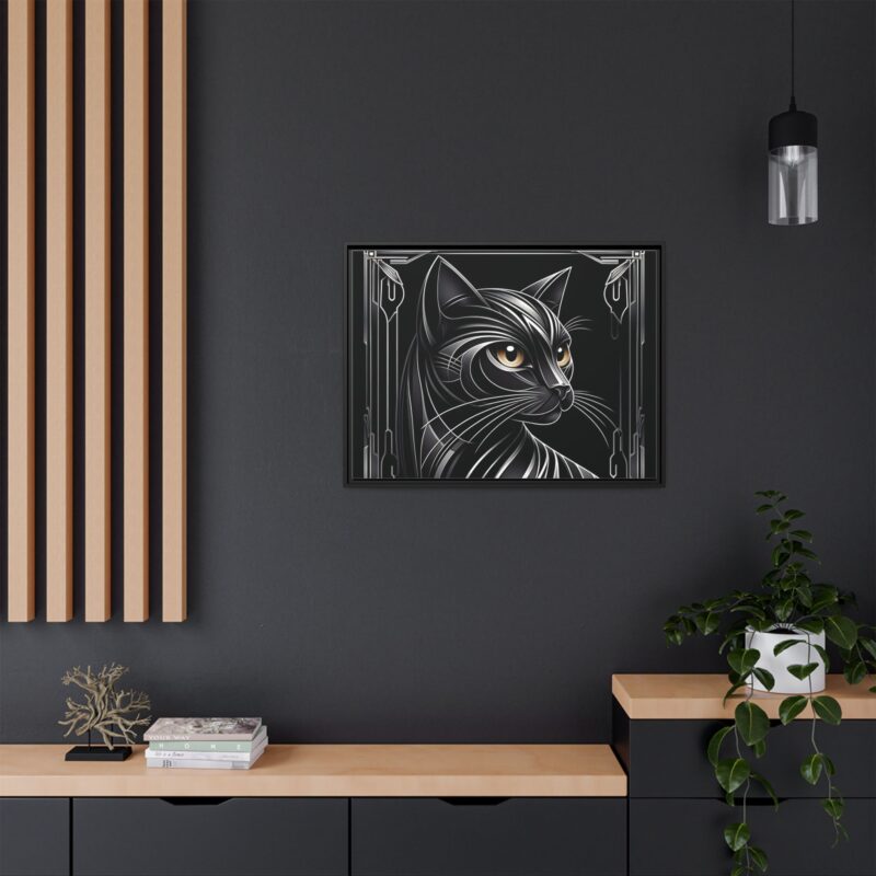 Glamorous Black Cat Art Deco Prints - Stylish and Dark Home Decor - Image 32