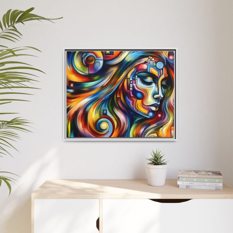 Abstract Woman Canvas Art - Elegant and Contemporary Wall Decor - Image 132