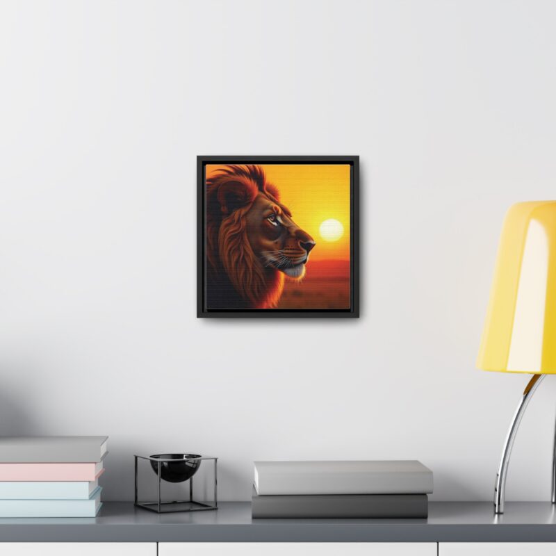 Canvas Wraps - Majestic Lion in Golden Sunset - Image 4