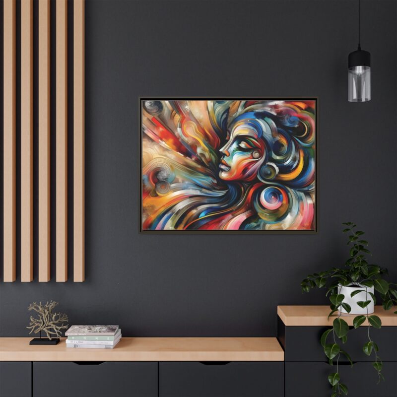 Canvas Abstract Art of a Woman - Modern & Minimalist Wall Decor - Image 105
