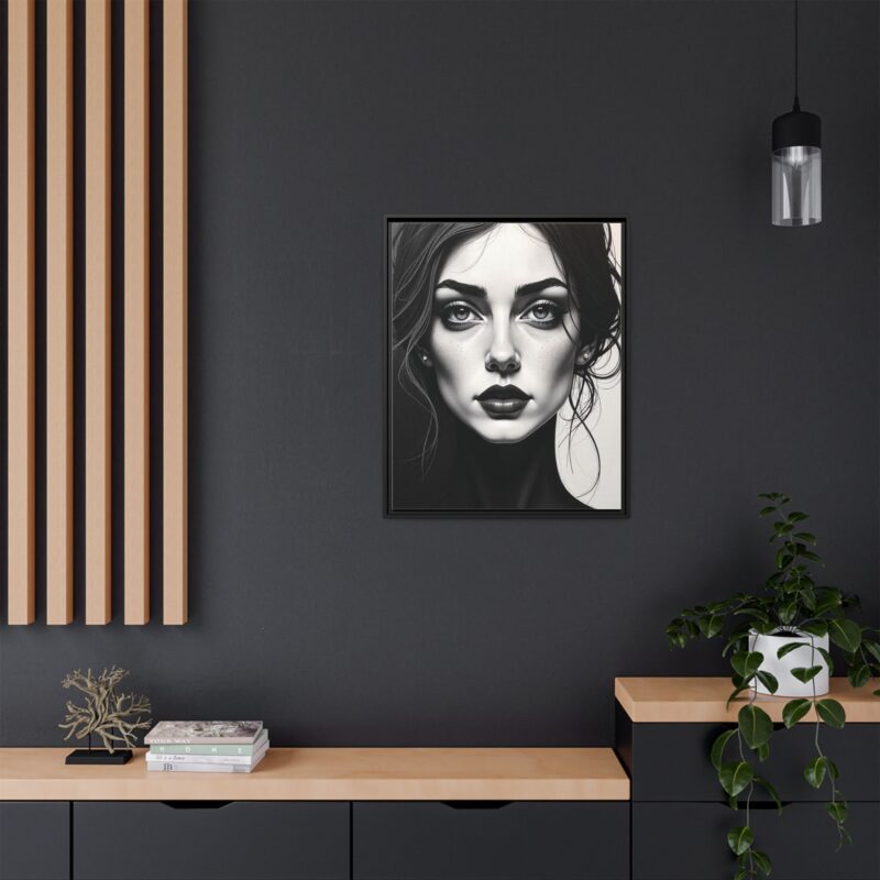 Canvas Wall Art - Abstract Woman's Face Portrait - Image 88