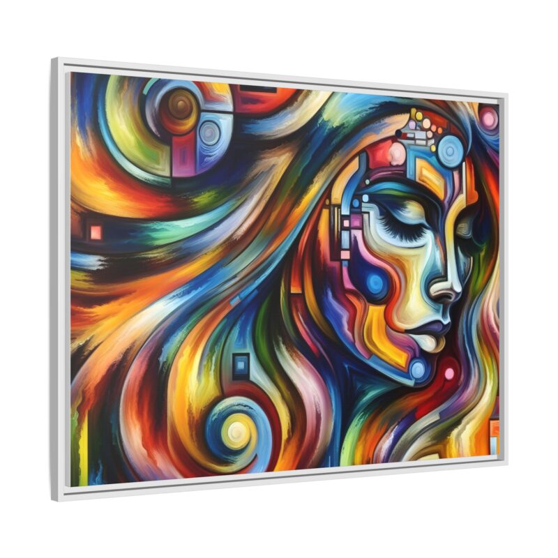 Abstract Woman Canvas Art - Elegant and Contemporary Wall Decor - Image 111