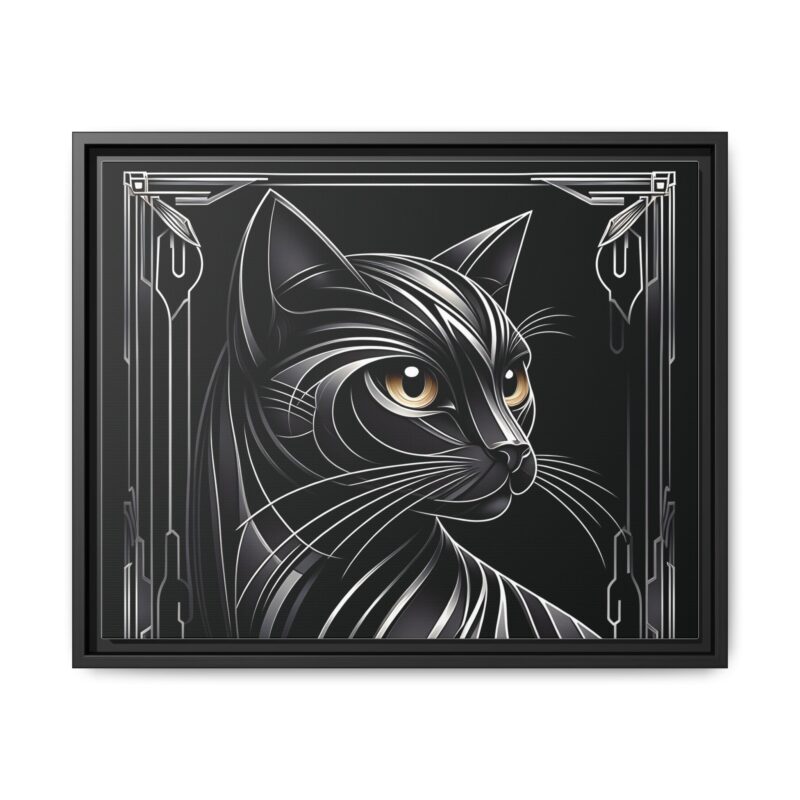 Glamorous Black Cat Art Deco Prints - Stylish and Dark Home Decor - Image 18