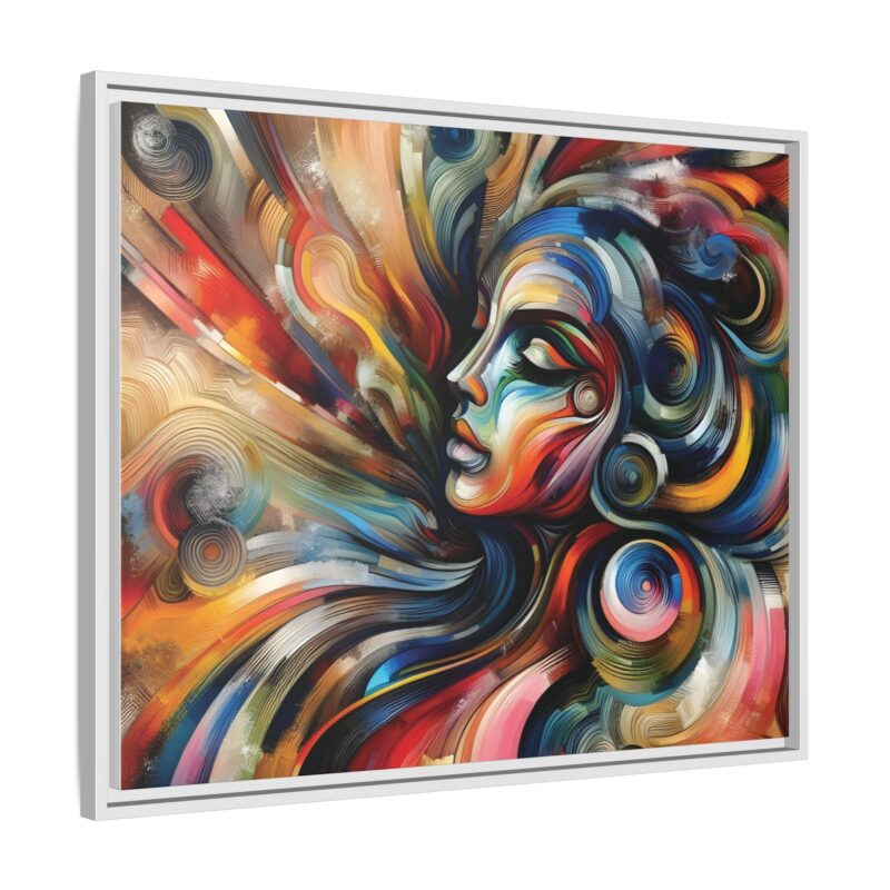 Canvas Abstract Art of a Woman - Modern & Minimalist Wall Decor - Image 131