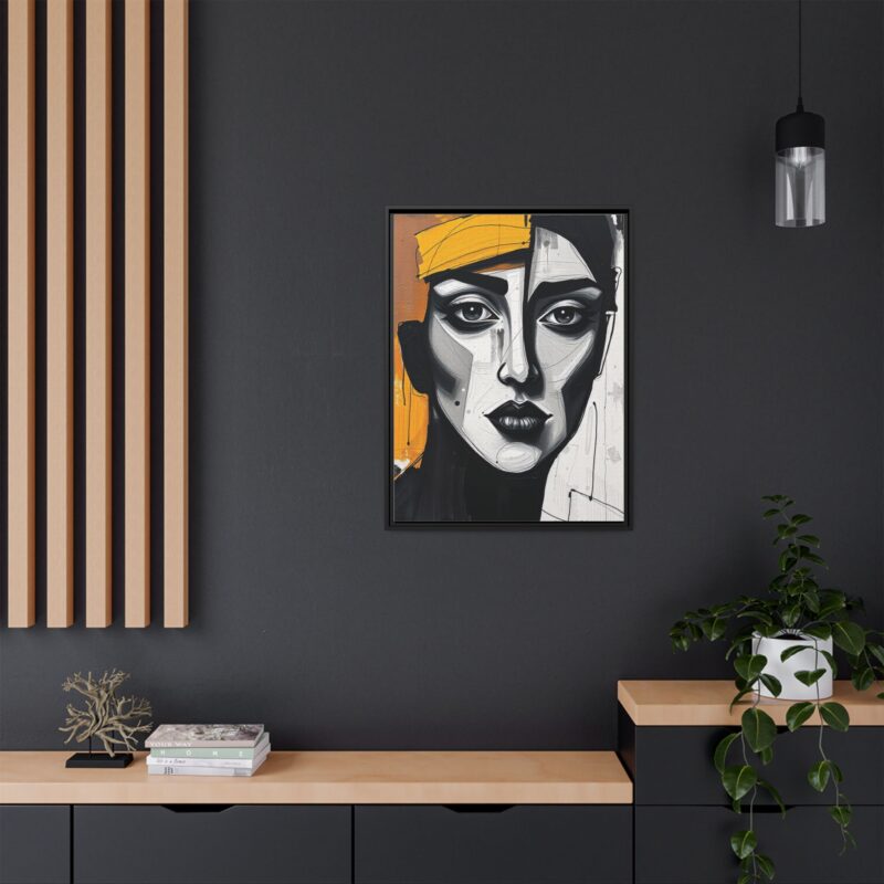 Canvas Print - Abstract Cubist Woman Portrait - Image 25