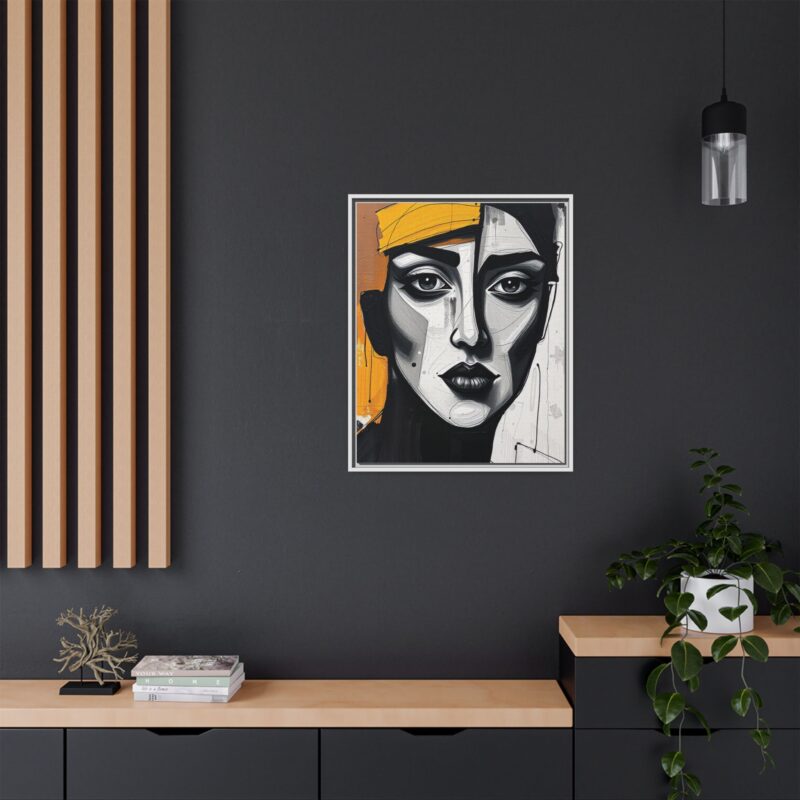 Canvas Print - Abstract Cubist Woman Portrait - Image 93