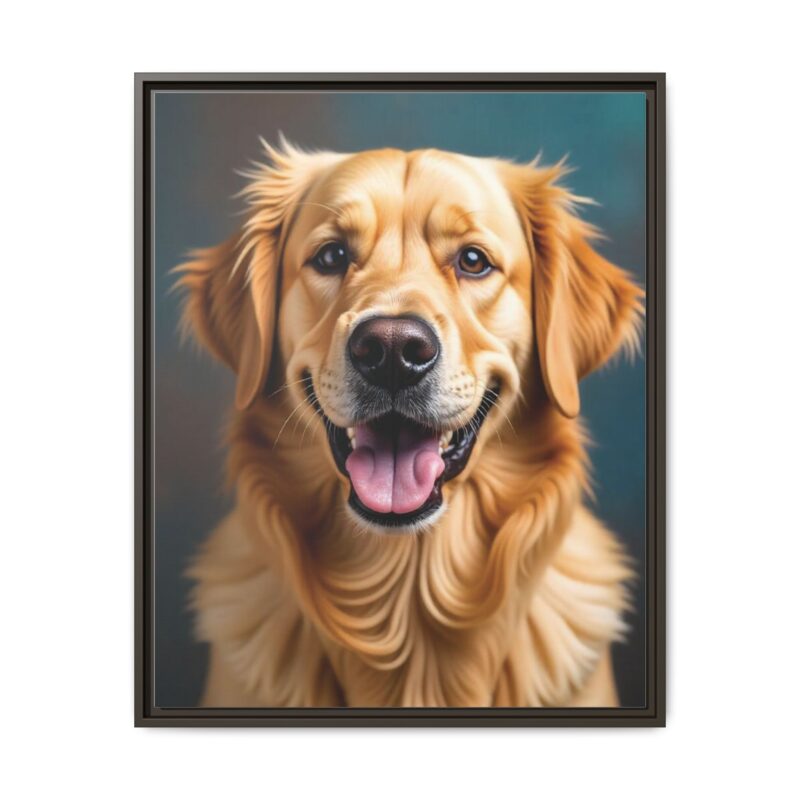 Wall Art - Golden Retriever Smile Matte Canvas - Image 126