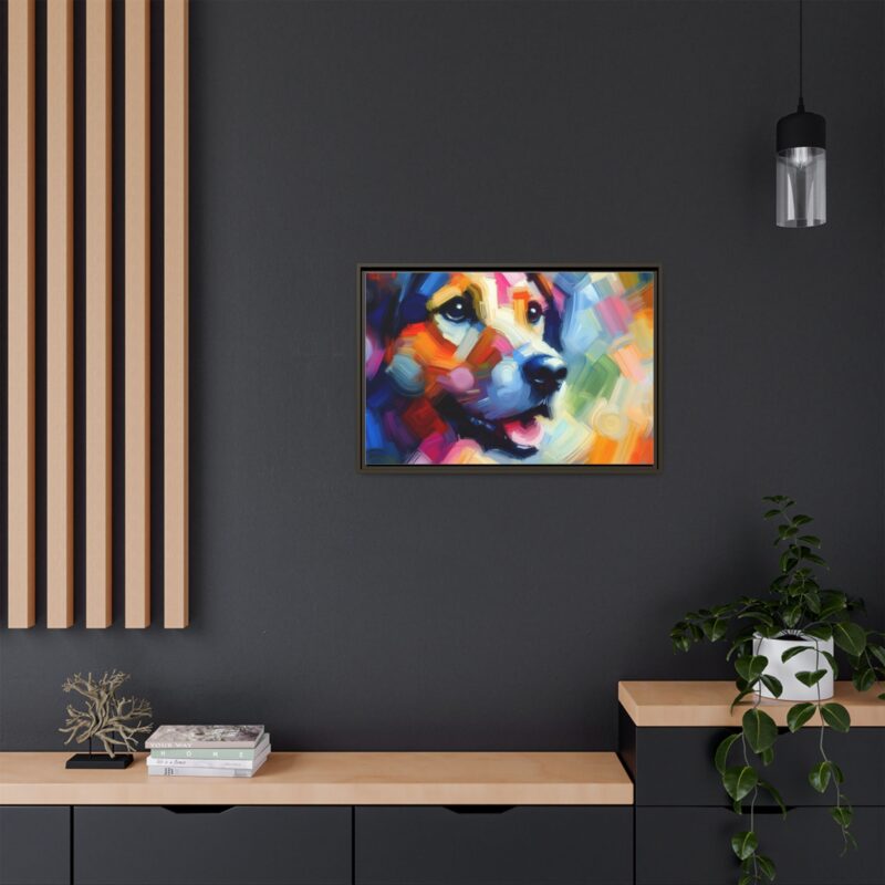 Contemporary Abstract Dog Painting - Vibrant Wall Art Deco - Image 29