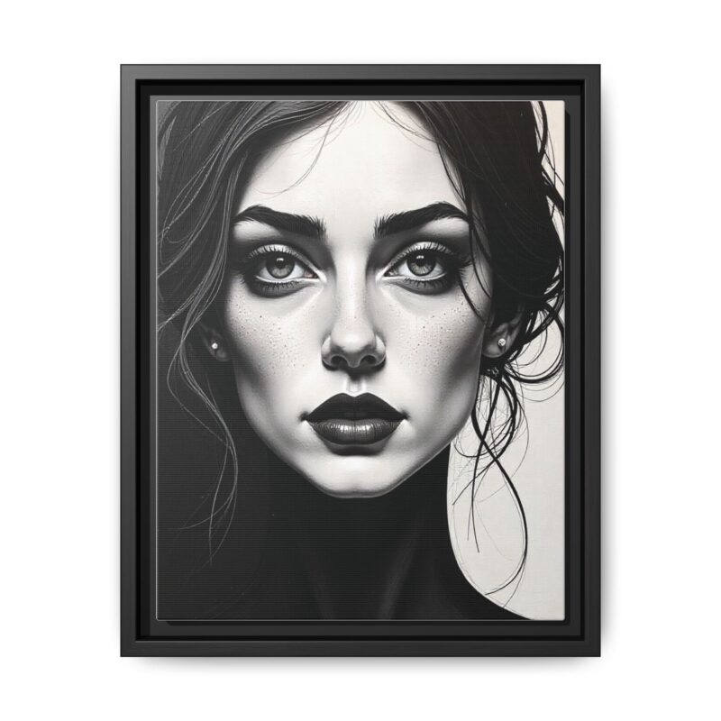 Canvas Wall Art - Abstract Woman's Face Portrait - Image 9