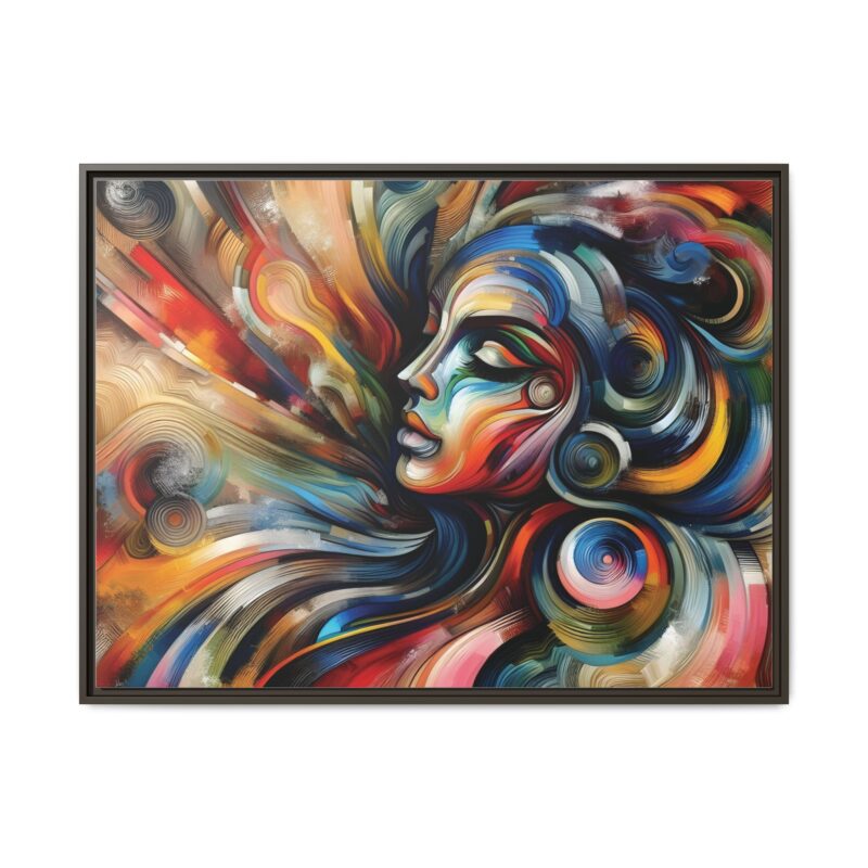 Canvas Abstract Art of a Woman - Modern & Minimalist Wall Decor - Image 106