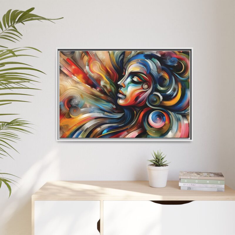 Canvas Abstract Art of a Woman - Modern & Minimalist Wall Decor - Image 104