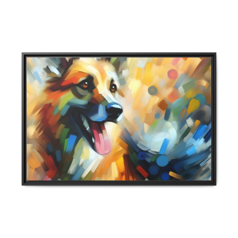 Abstract Dog Portrait Art - Unique Canvas for Pet Lovers - Image 34