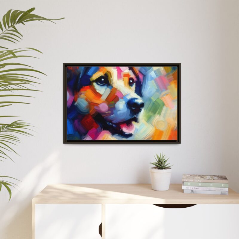 Contemporary Abstract Dog Painting - Vibrant Wall Art Deco - Image 32