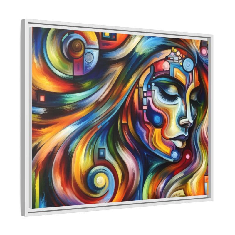 Abstract Woman Canvas Art - Elegant and Contemporary Wall Decor - Image 131