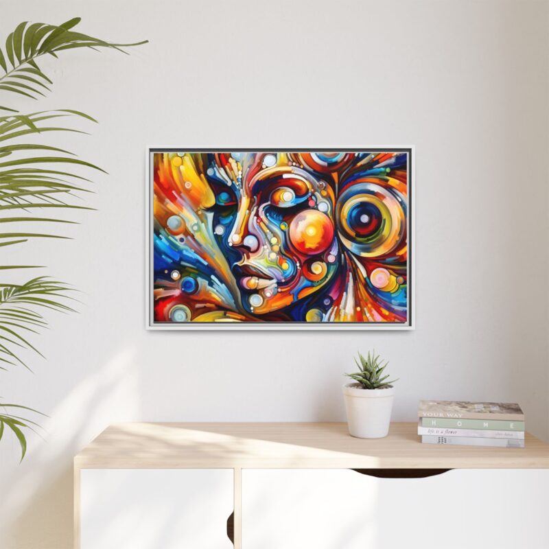 Abstract Woman Portrait on Canvas - Artistic and Stylish Wall Art - Image 88