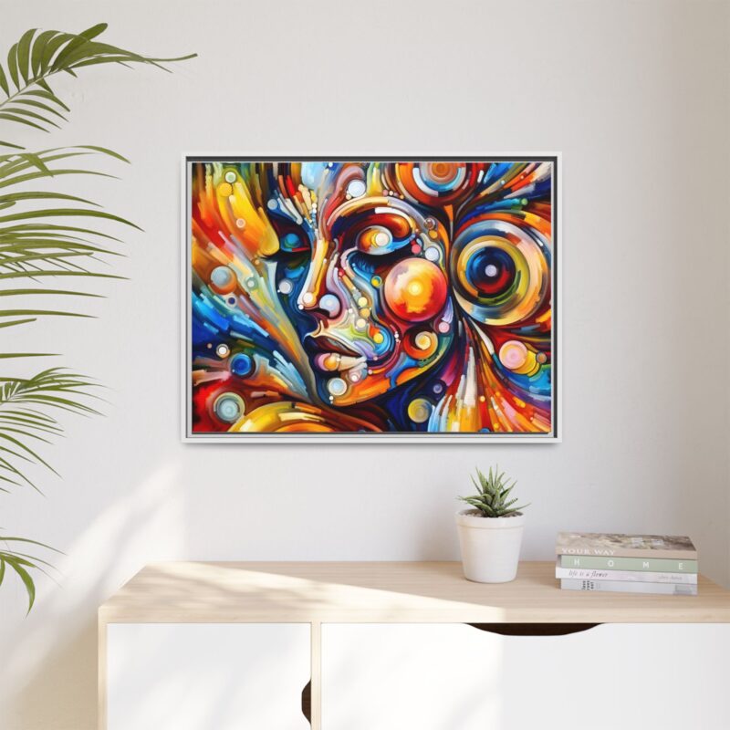 Abstract Woman Portrait on Canvas - Artistic and Stylish Wall Art - Image 94