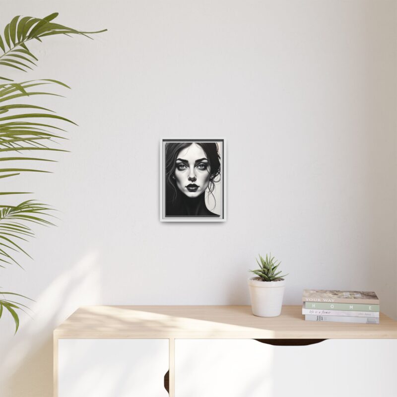Canvas Wall Art - Abstract Woman's Face Portrait - Image 35