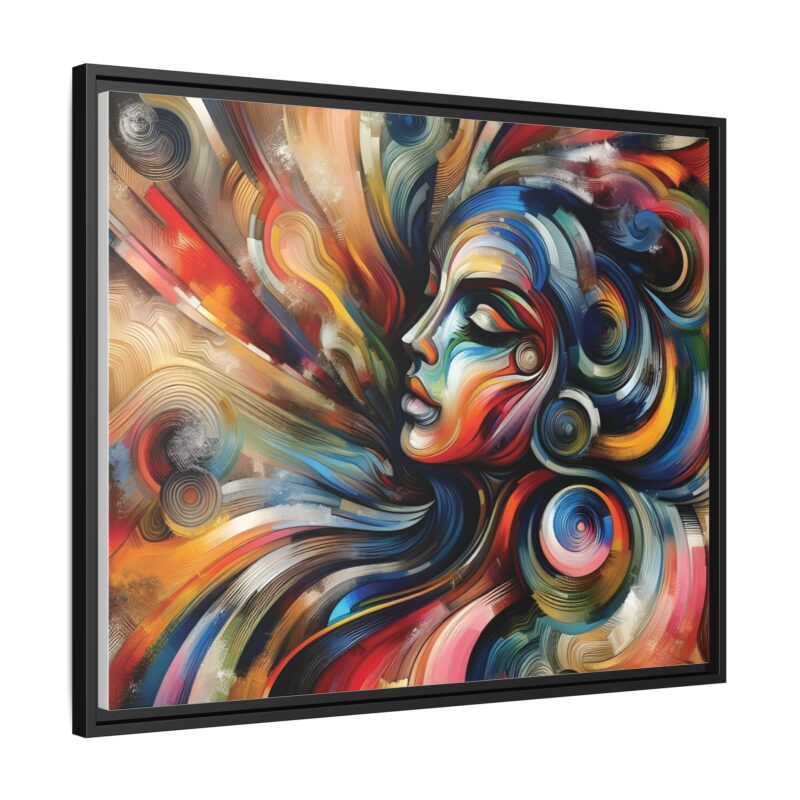 Canvas Abstract Art of a Woman - Modern & Minimalist Wall Decor - Image 123