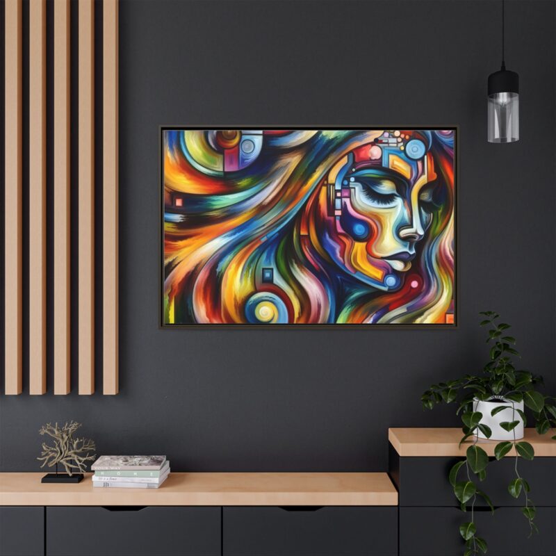 Abstract Woman Canvas Art - Elegant and Contemporary Wall Decor - Image 113