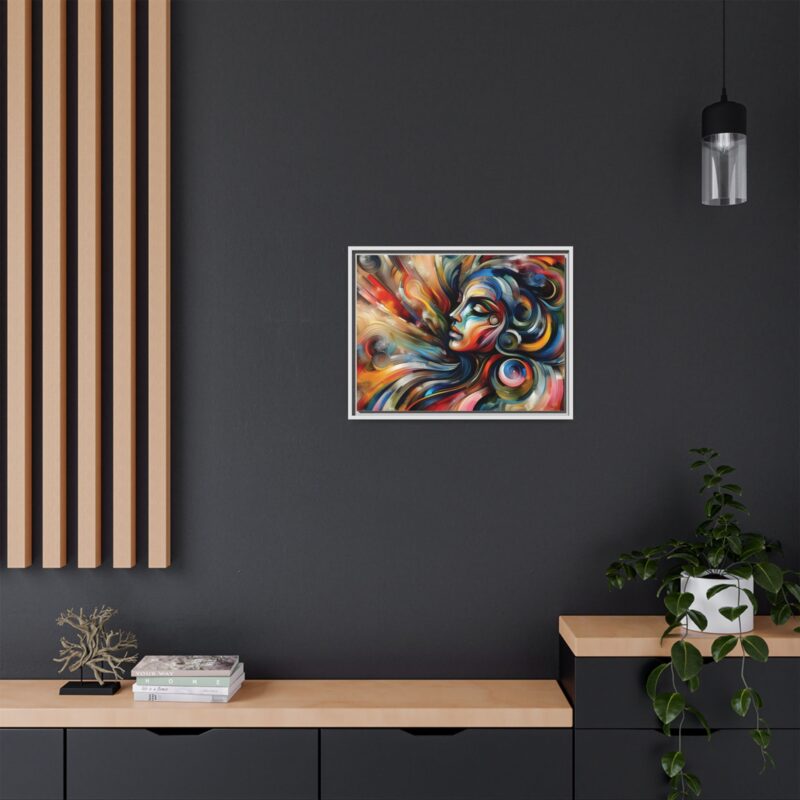 Canvas Abstract Art of a Woman - Modern & Minimalist Wall Decor - Image 77