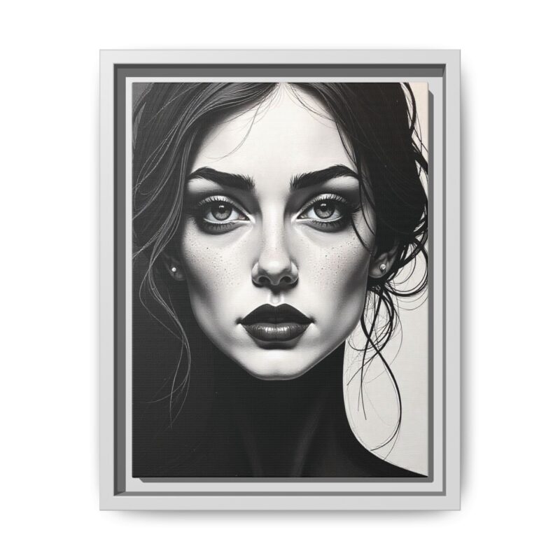 Canvas Wall Art - Abstract Woman's Face Portrait - Image 33
