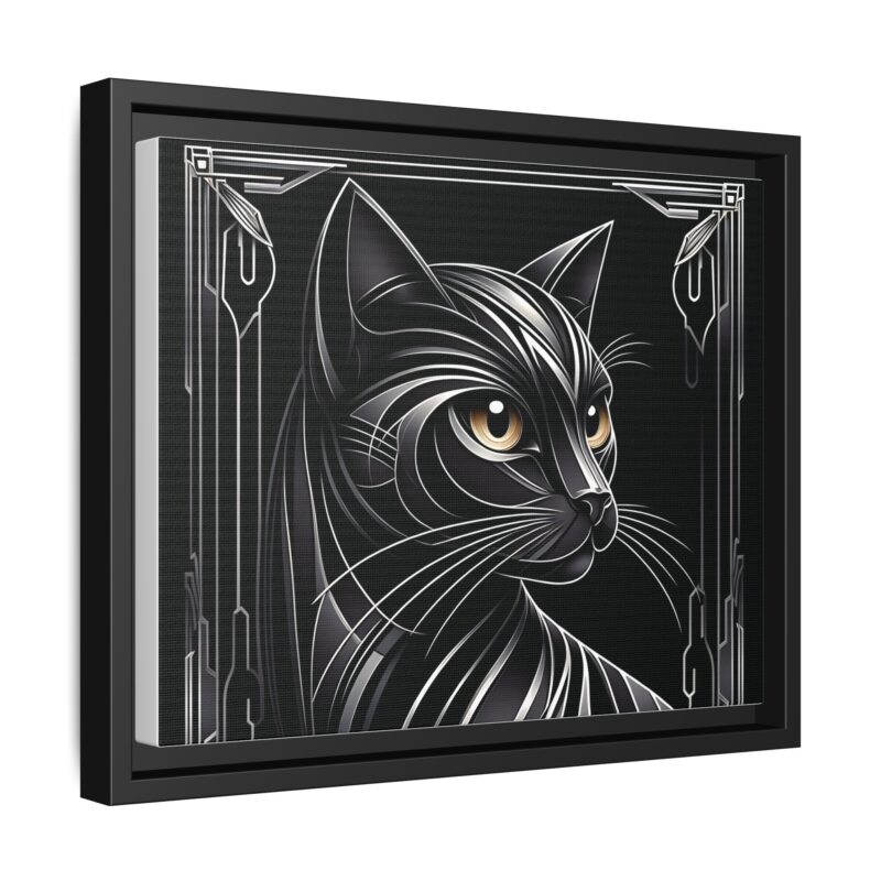 Glamorous Black Cat Art Deco Prints - Stylish and Dark Home Decor - Image 11