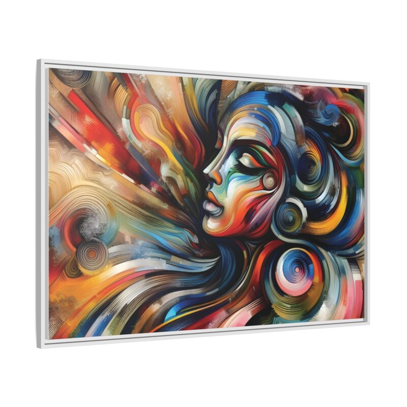 Canvas Abstract Art of a Woman - Modern & Minimalist Wall Decor - Image 119