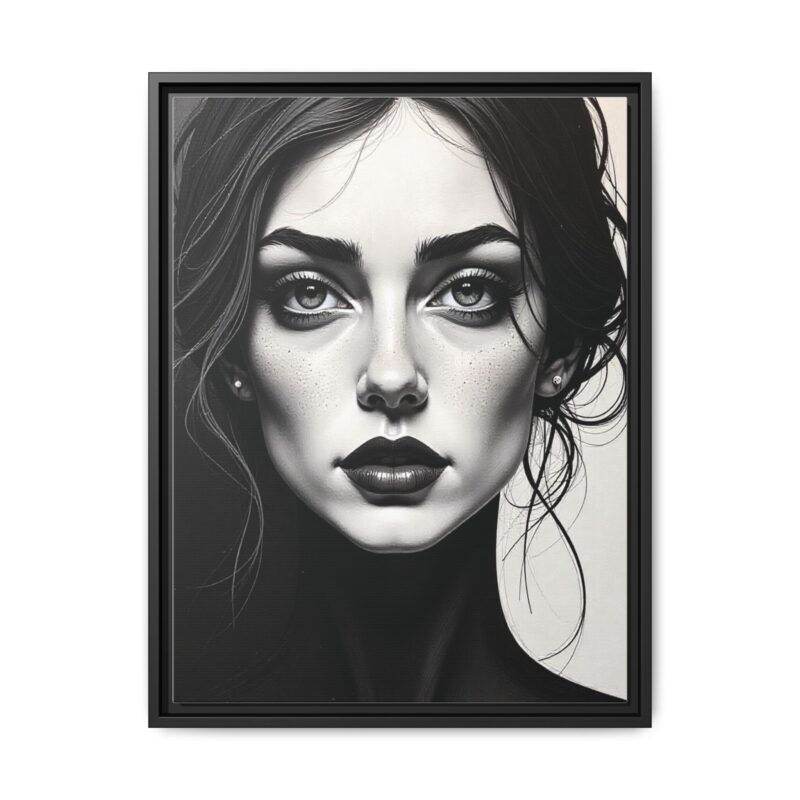 Canvas Wall Art - Abstract Woman's Face Portrait - Image 21