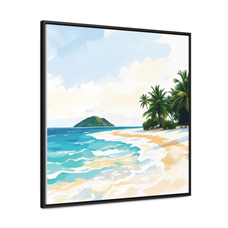 Canvas Wraps, Tropical Beach with Turquoise Waters - Image 50