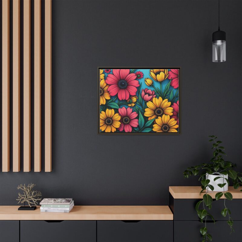 Matte Canvas, Framed Pop Garden - Image 125