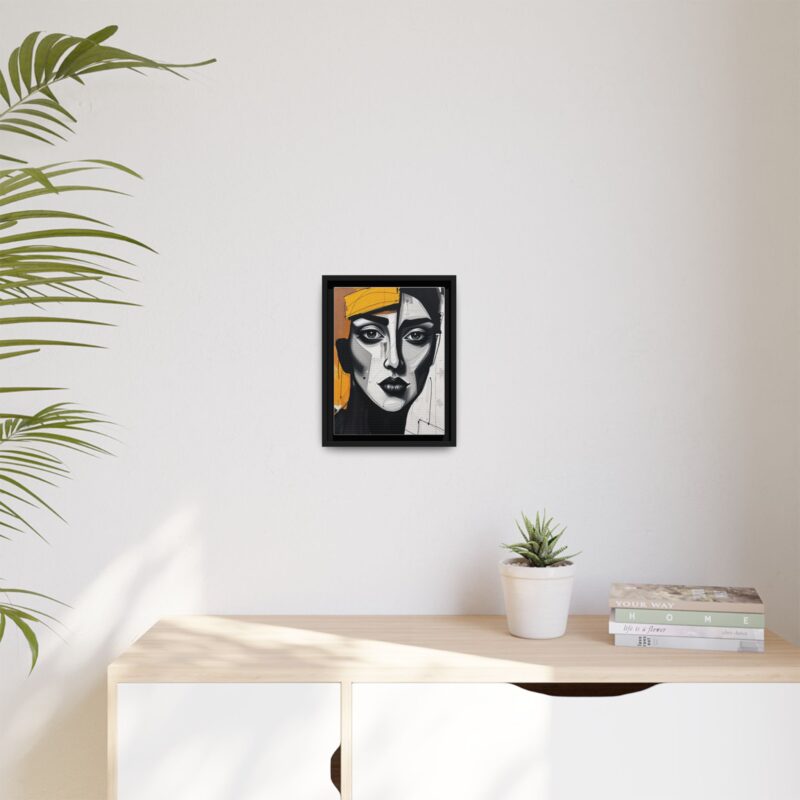 Canvas Print - Abstract Cubist Woman Portrait - Image 8