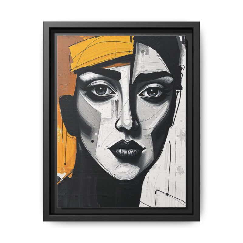 Canvas Print - Abstract Cubist Woman Portrait - Image 6