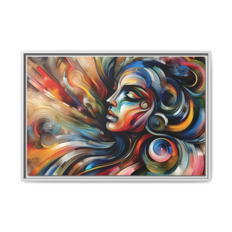 Canvas Abstract Art of a Woman - Modern & Minimalist Wall Decor - Image 86