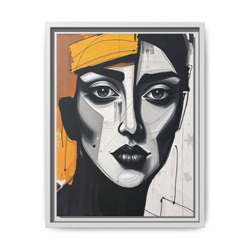 Canvas Print - Abstract Cubist Woman Portrait - Image 50