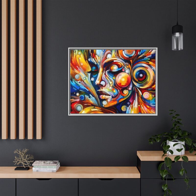 Abstract Woman Portrait on Canvas - Artistic and Stylish Wall Art - Image 109