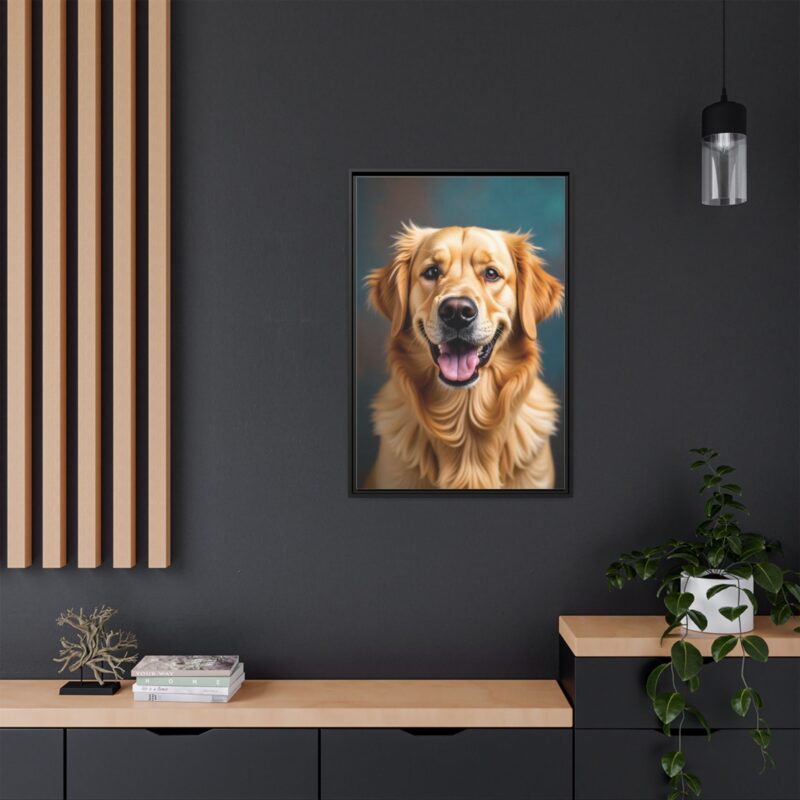 Wall Art - Golden Retriever Smile Matte Canvas - Image 36