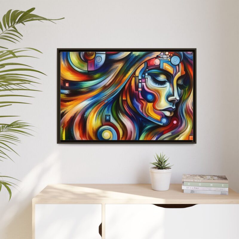 Abstract Woman Canvas Art - Elegant and Contemporary Wall Decor - Image 99