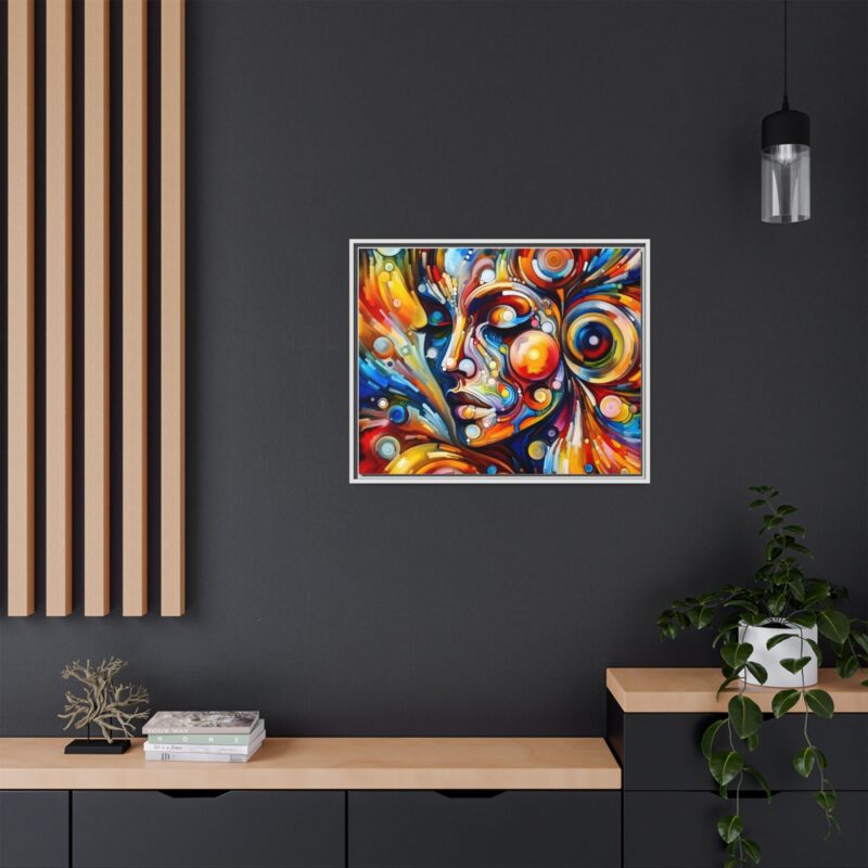 Abstract Woman Portrait on Canvas - Artistic and Stylish Wall Art - Image 129