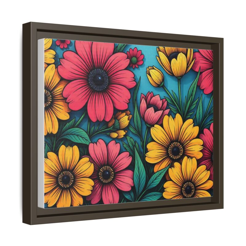 Matte Canvas, Framed Pop Garden - Image 51