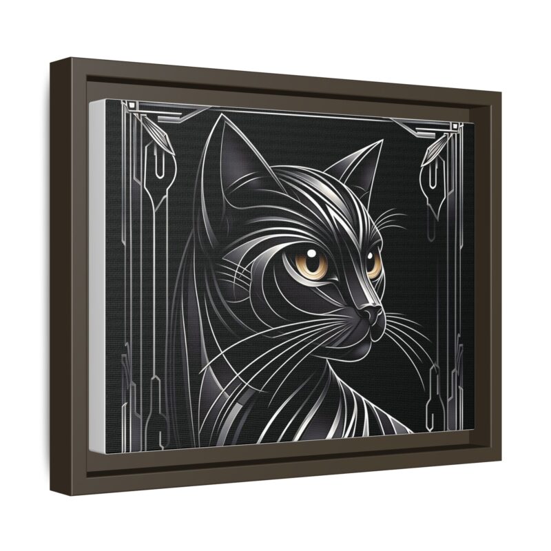 Glamorous Black Cat Art Deco Prints - Stylish and Dark Home Decor - Image 39