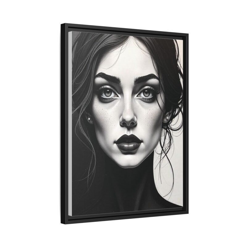 Canvas Wall Art - Abstract Woman's Face Portrait - Image 22