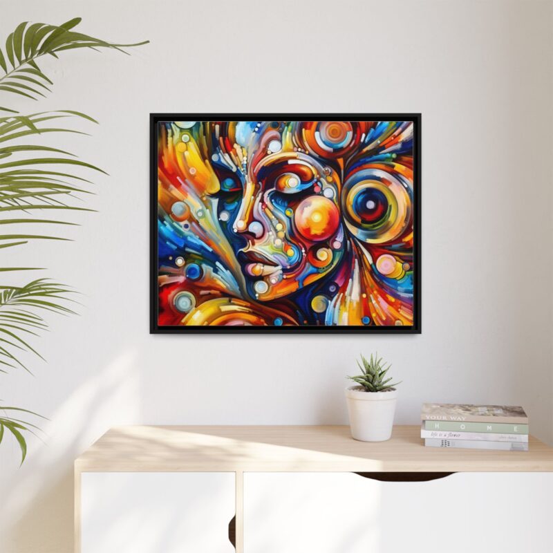 Abstract Woman Portrait on Canvas - Artistic and Stylish Wall Art - Image 124