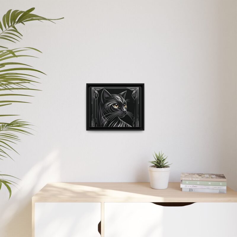 Glamorous Black Cat Art Deco Prints - Stylish and Dark Home Decor - Image 9
