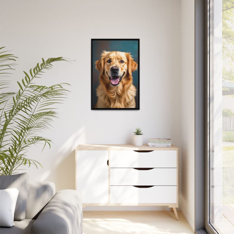 Wall Art - Golden Retriever Smile Matte Canvas - Image 33