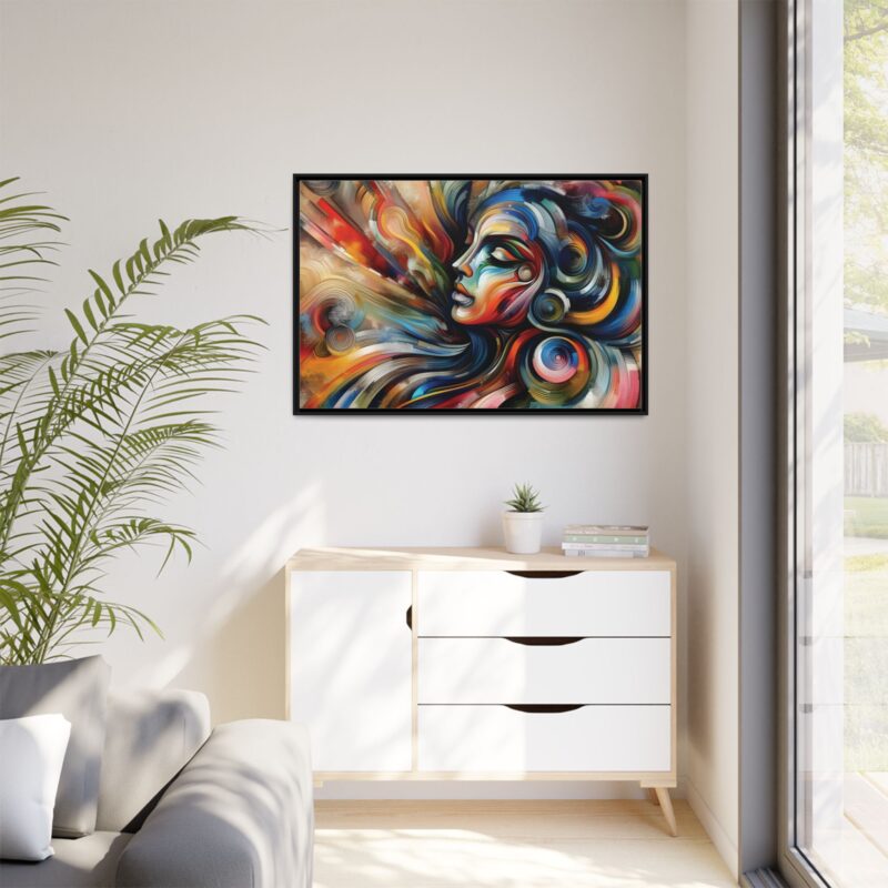 Canvas Abstract Art of a Woman - Modern & Minimalist Wall Decor - Image 4